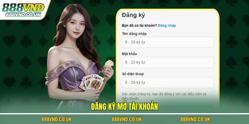 Đăng ký mở tài khoản